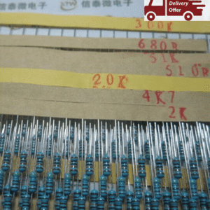 1Set 600pcs 30 Kind 1/4W Resistance 1% Metal Film Resistor pack