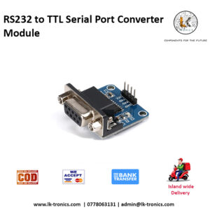 RS232 to TTL Serial Port Converter Module with MAX3232 chip for microcontroller projects