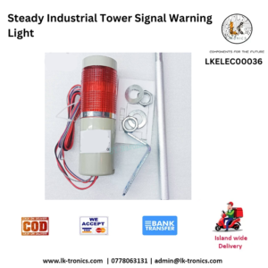 Industrial 3-Color Signal Tower Light with Buzzer