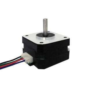 Nema 17 stepper motor with 23mm size, 0.42Nm torque, and 1.5A current for 3D printing