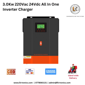 PowMr 3KW Off Grid Inverter All in One Inverter Charger 220Vac 24Vdc