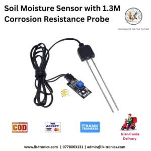 Soil Moisture Sensor with Probe 1.3M Corrosion Resistance Probe
