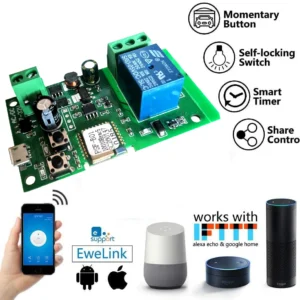 Wireless Remote Control Relay 1 Channel Alexa Googole
