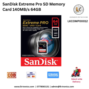 SanDisk Extreme Pro SD Memory Card 140MB/s 64GB
