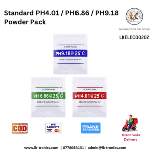 Standard PH 4.01 / PH6.86 / PH9.18 Powder Pack