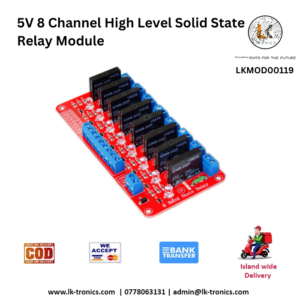5V 8 Channel High Level Solid State Relay Module"