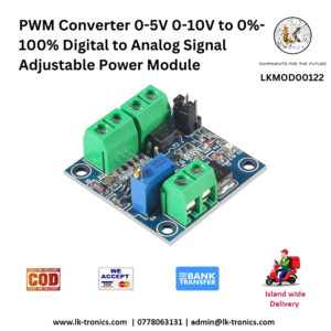 PWM Converter 0-5V 0-10V to 0%-100% Digital to Analog Signal Adjustable Power Module