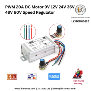 PWM 20A DC Motor Speed Regulator 9V-60V