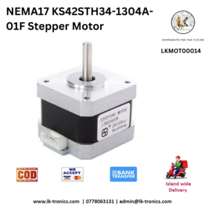 JK42HS34-1304A-01F 42BYG 34mm1.3A D Shaft NEMA17 Stepper Motor