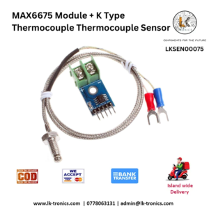 MAX6675 Module with K Type Thermocouple Sensor