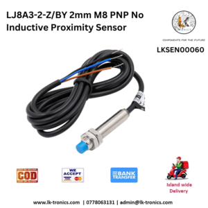 LJ8A3-2-Z/BY M8 PNP NO Inductive Proximity Sensor with 2mm detection range