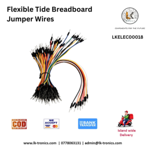 Flexible Tide Breadboard with 75 pcs Jumper Wires for electronics prototyping
