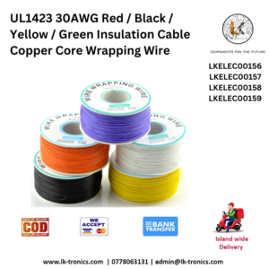 ul1423 30awg red black. Shop UL1423 30AWG hook-up wire. High-quality pure copper core, PVC insulation. Available in Red, Black, Yellow, Green