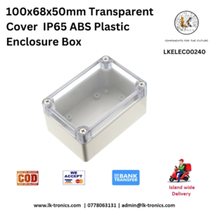 100x68x50mm Transparent Cover IP65 ABS Plastic Enclosure Box