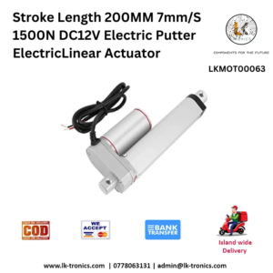 Stroke Length 200MM 7mm/S 1500N DC12V Electric Putter Electric Linear Actuator