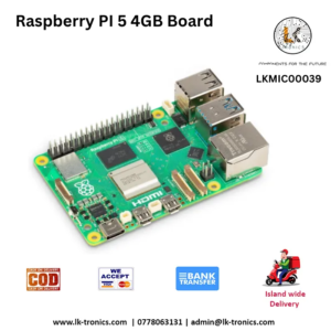 Raspberry Pi 5 4GB Board Front View - Sri Lanka