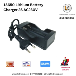 18650 Lithium Battery Charger AC230V - Sri Lanka