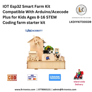 ACEBOTT IOT Esp32 Smart Farm Kit Compatible With Arduino/Acecode – Plus for Kids Ages 8-16 STEM Coding farm starter kit