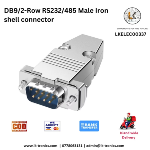 DB9 RS232 RS485 Male Connector with Iron Shell - Sri Lanka
