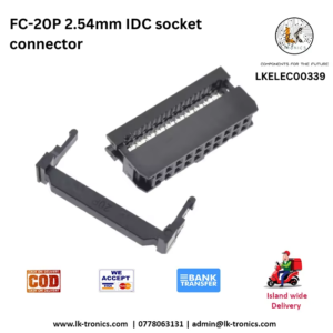 FC-20P IDC Socket Connector 2.54mm Front View