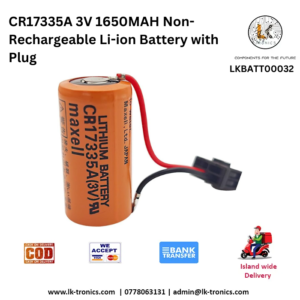 3V 1650mAh Non-Rechargeable Battery Sri Lanka