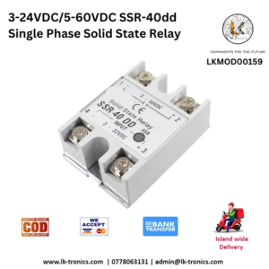 5-32VDC/5-60VDC SSR-40dd Single Phase Solid State Relay